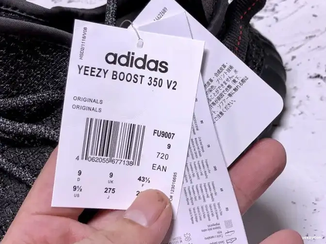 - Static Boost V2 Yeezy Black FU9007 350 (Reflective) Adidas 0518